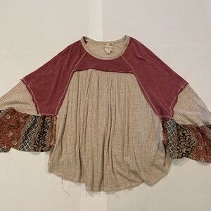 Blue pepper Bohemian shirt